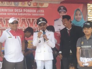 Ratusan Peserta dari RW 01 hingga RW 11 Padati Karnaval dan Jalan Sehat Pondok Jaya dalam Rangka Peringatan HUT RI ke-80.